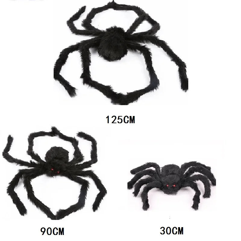 Black Scary Giant Spider-18