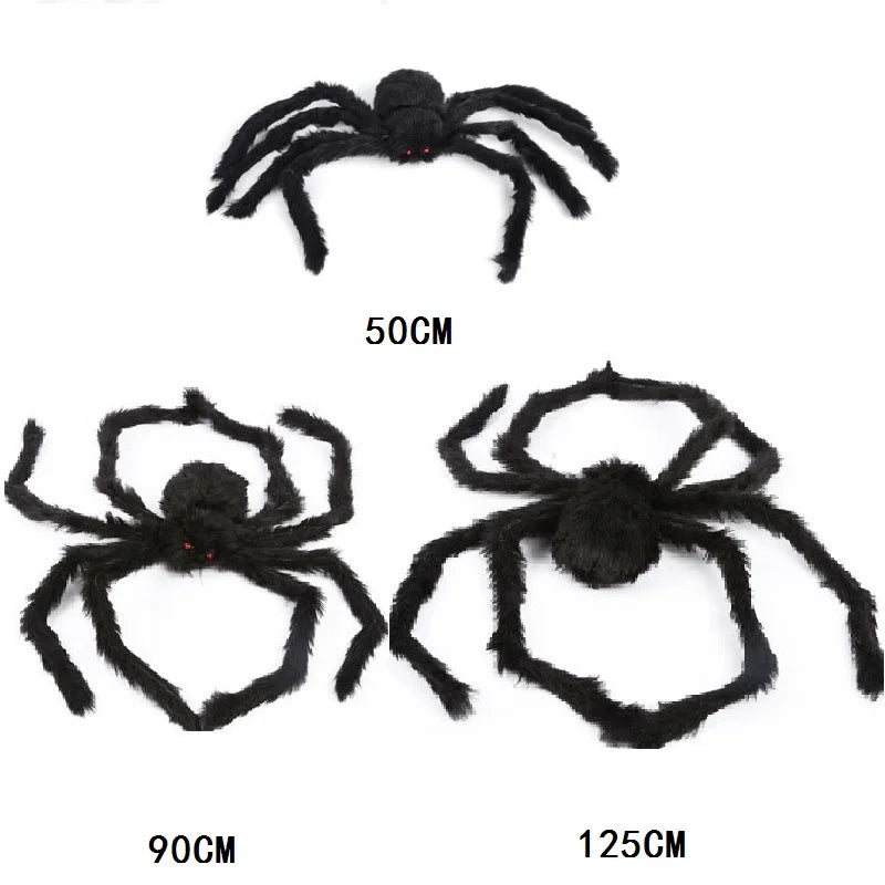 Black Scary Giant Spider-19