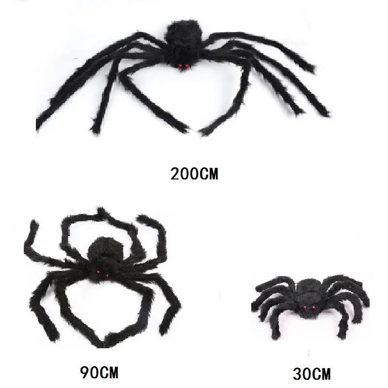 Black Scary Giant Spider-20