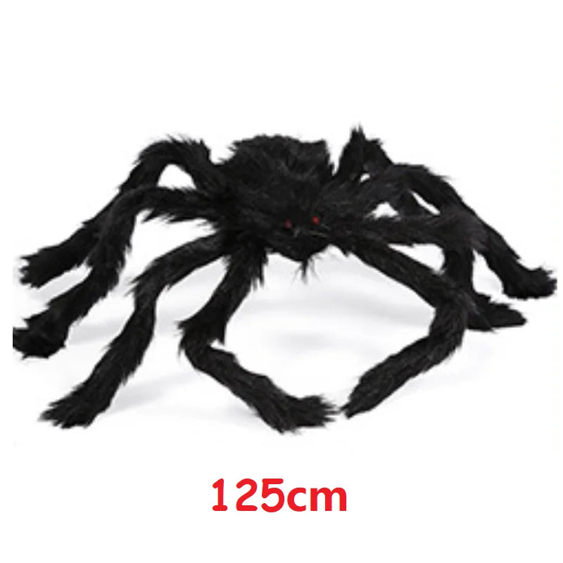 Black Scary Giant Spider-5