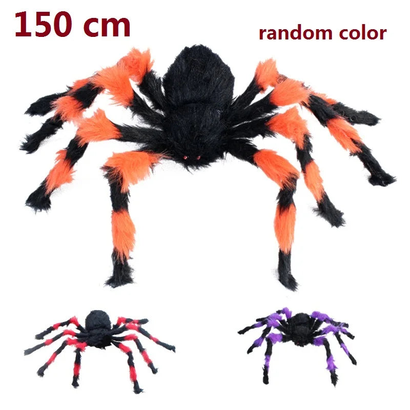 Black Scary Giant Spider-6