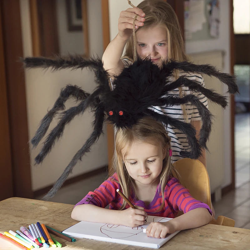 Black Scary Giant Spider Web-3