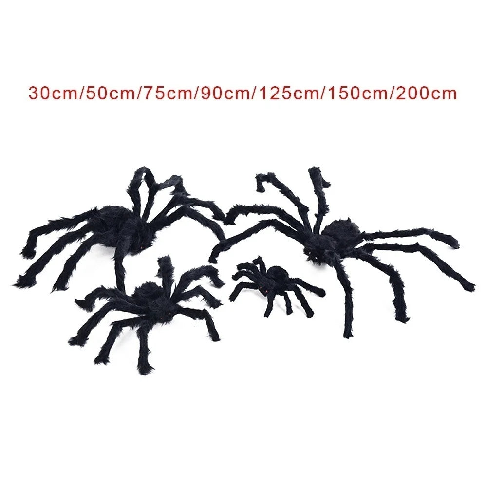 Black Scary Giant Spider Web-6