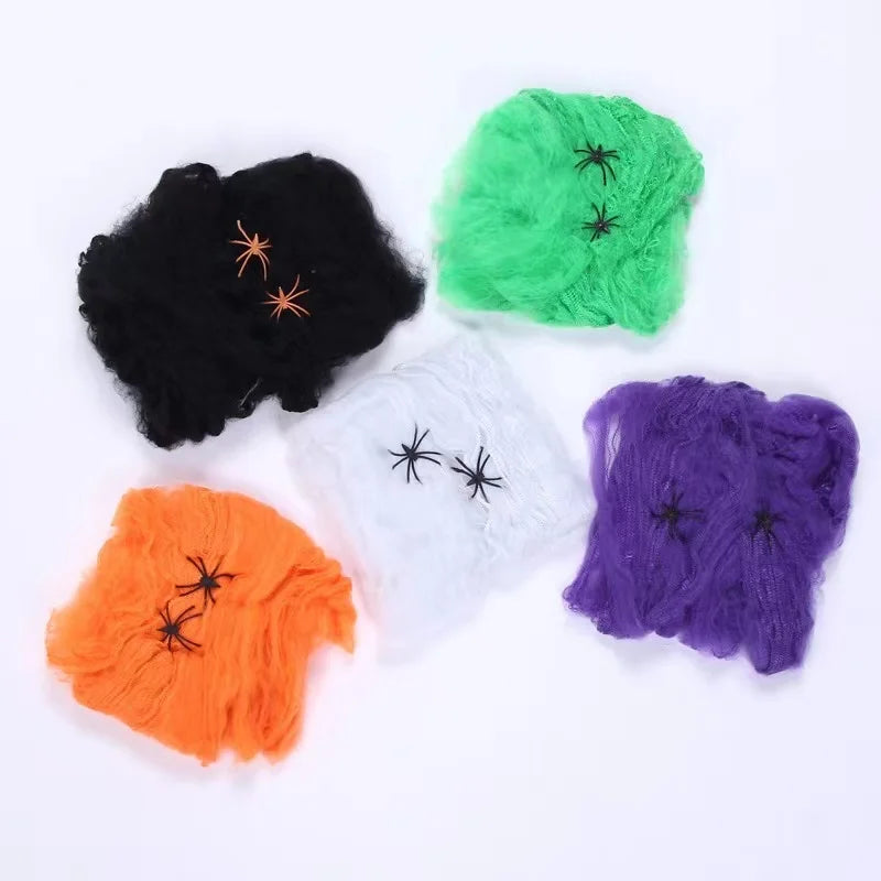 Black Scary Giant Spider Web-9