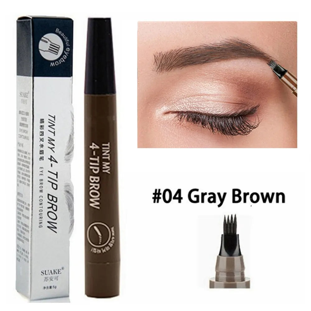 Eyebrow Pencil Waterproof Long Lasting Cosmetic - 08