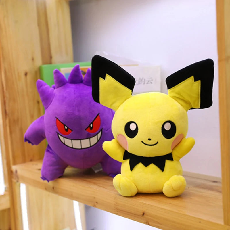 Anime Pokemon Charmander Squirrel Bulbasaur Plush Toys  -purple yellow
