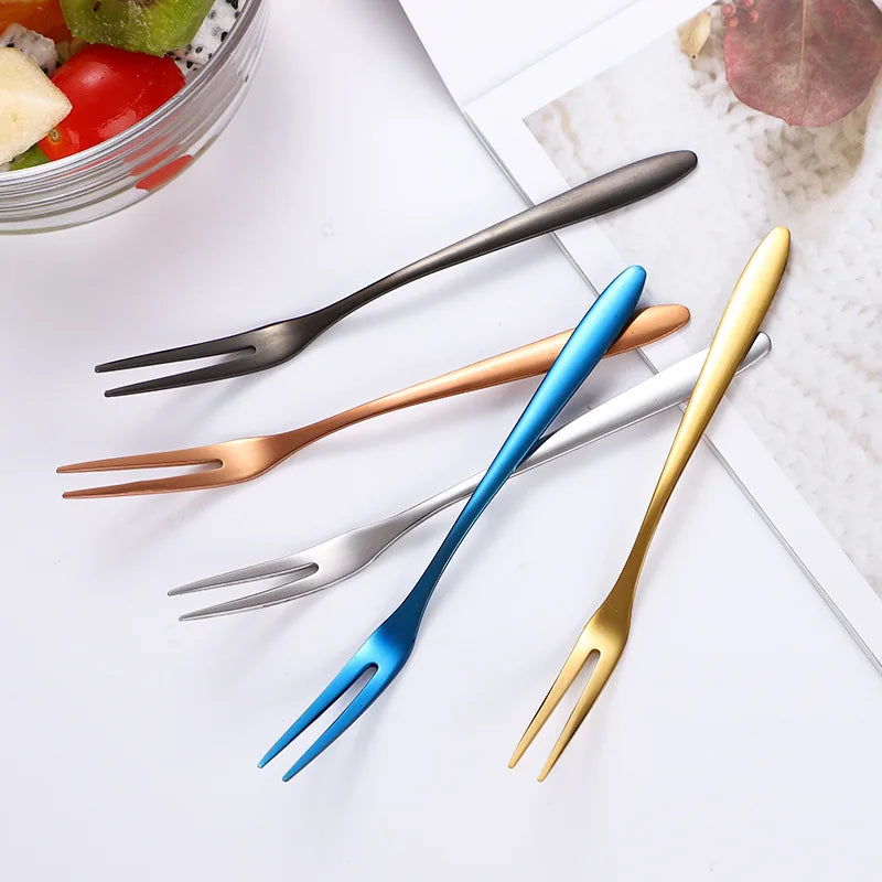 Fruit Forks Mini Food Pick - 4