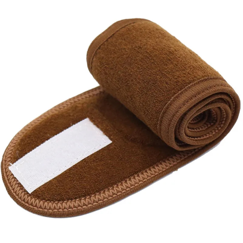 Head Bands Adjustable Wide - coffee