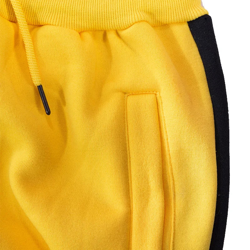 Men’s 2 piece tracksuit color block sweatsuit long sleeve breathable winter sportswear CyberStreetOne