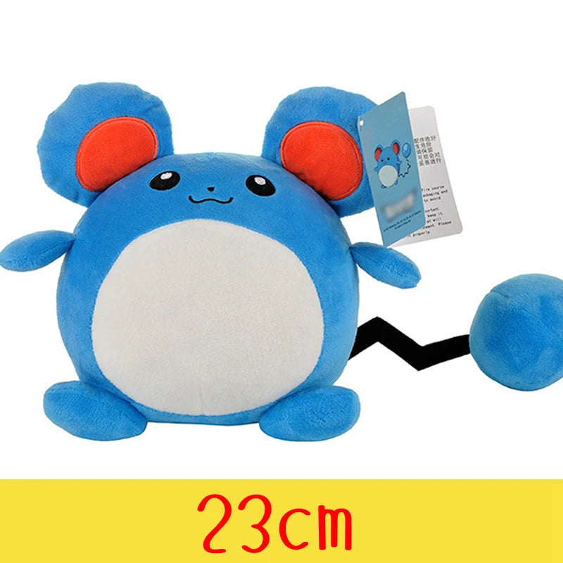 Anime Pokemon Charmander Squirrel Bulbasaur Plush Toys -blue white