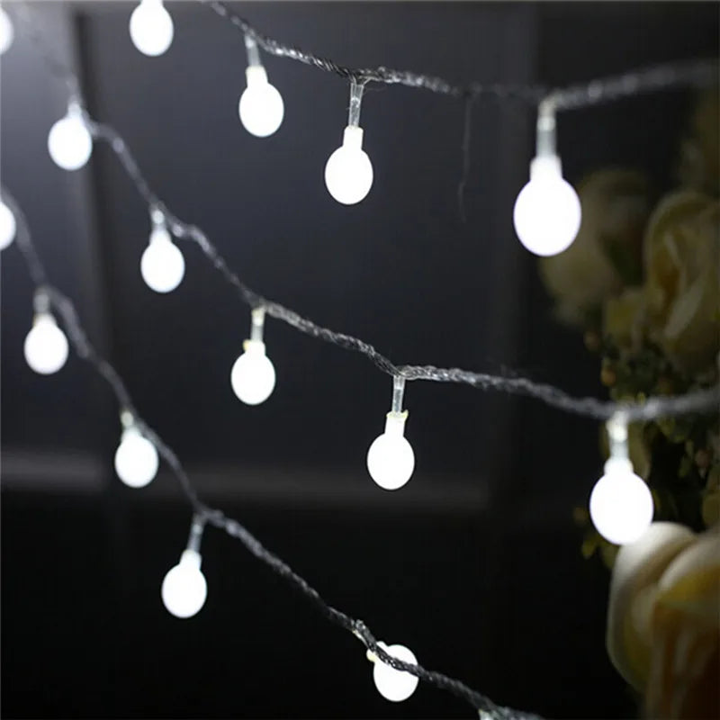 Garland LED Ball String Light Christmas Bulb - 4