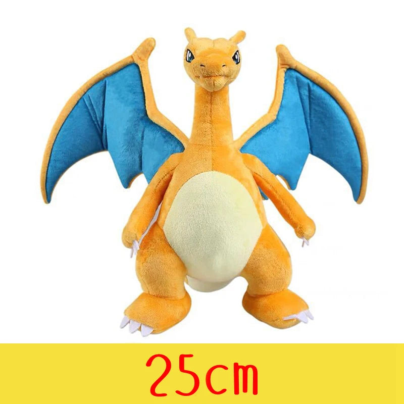 Anime Pokemon Charmander Squirrel Bulbasaur Plush Toys -orange yellow blue