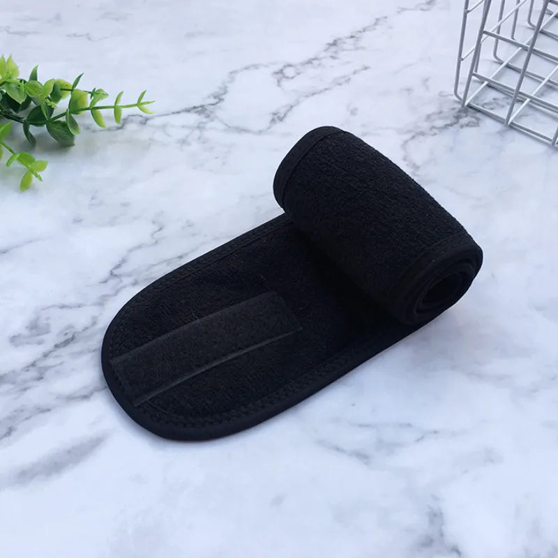Head Bands Adjustable Wide - black