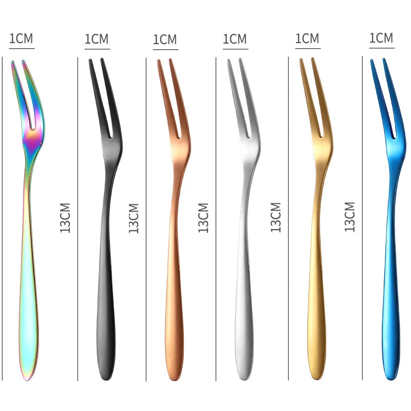 Fruit Forks Mini Food Pick - 10