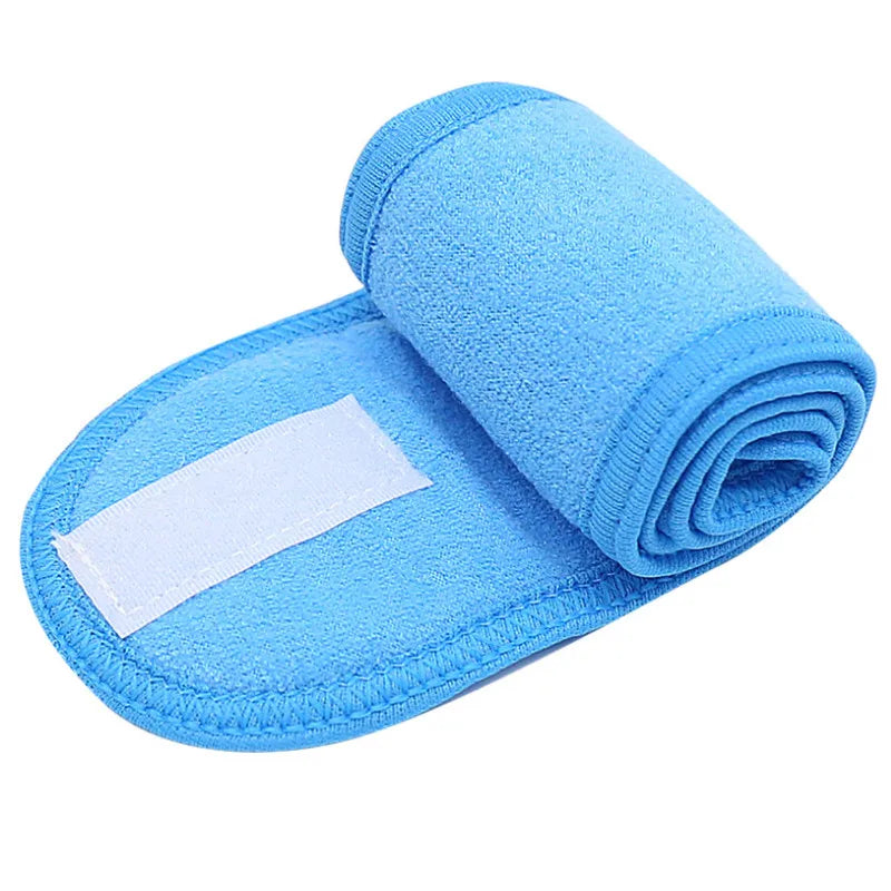 Head Bands Adjustable Wide - blue
