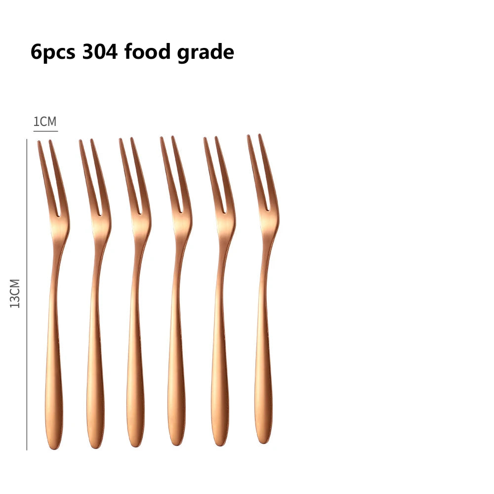 Fruit Forks Mini Food Pick - 12