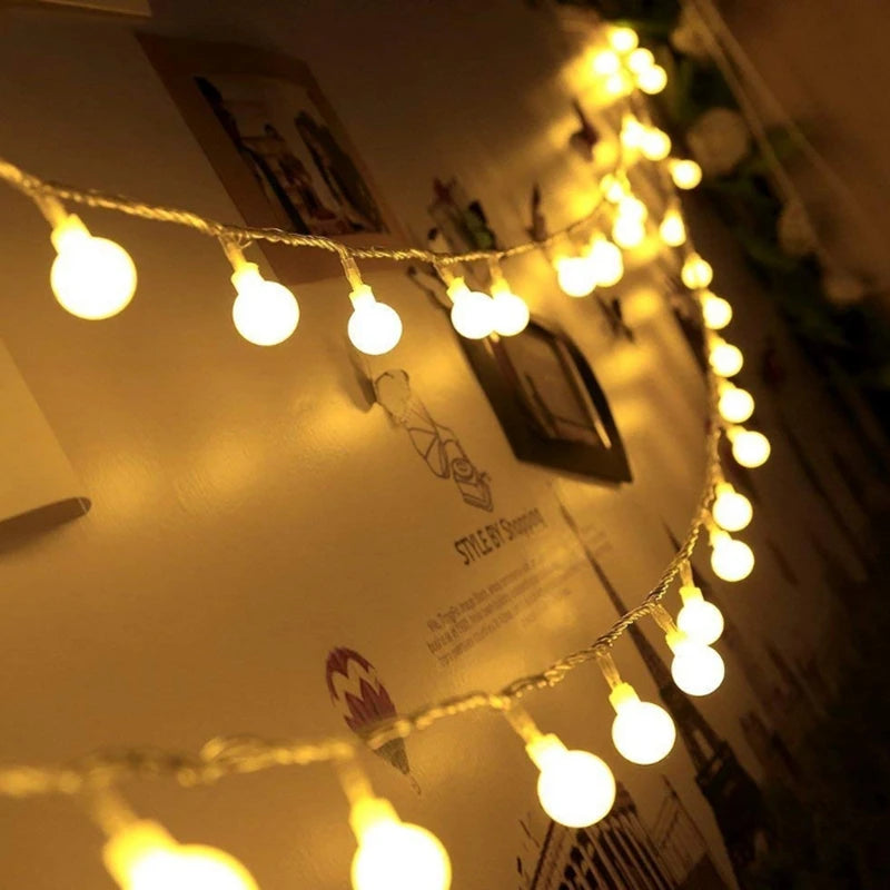 Garland LED Ball String Light Christmas Bulb - 2