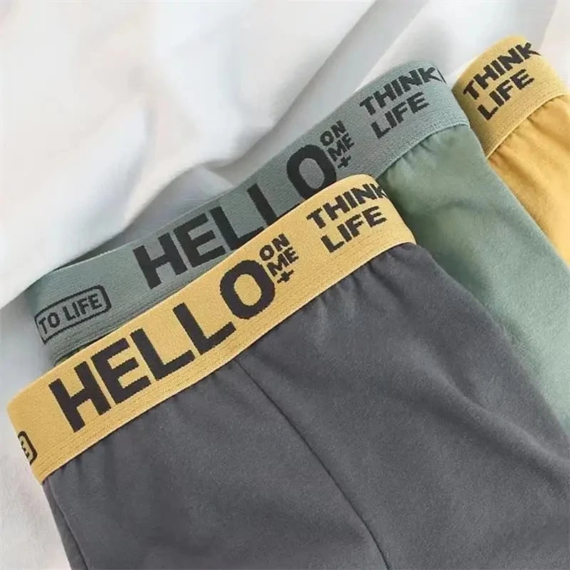 Men's Fashion Underwear High Stretch Boxer - 3 colors