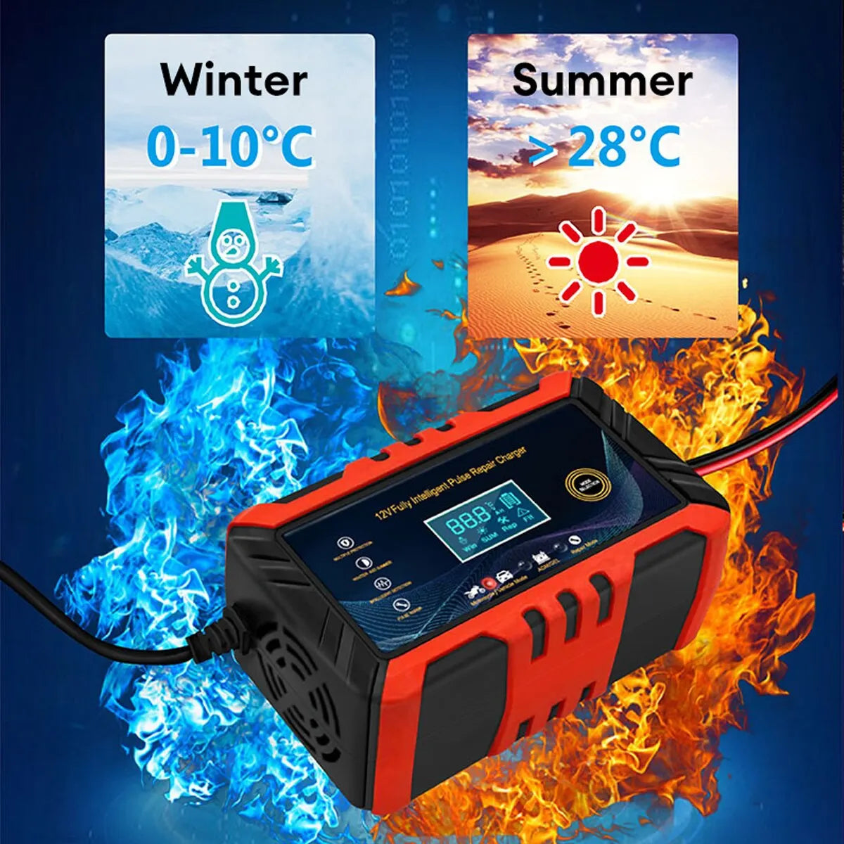 Car Battery Charger 12V Intelligent - 4