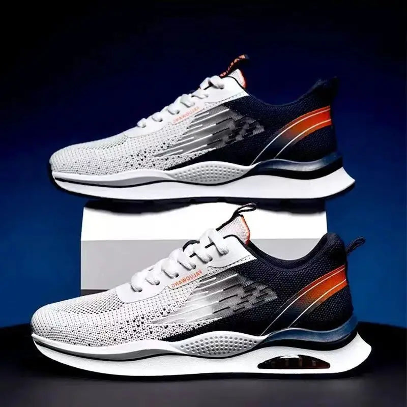 Fashion Men Sneakers Mesh  - dark blue