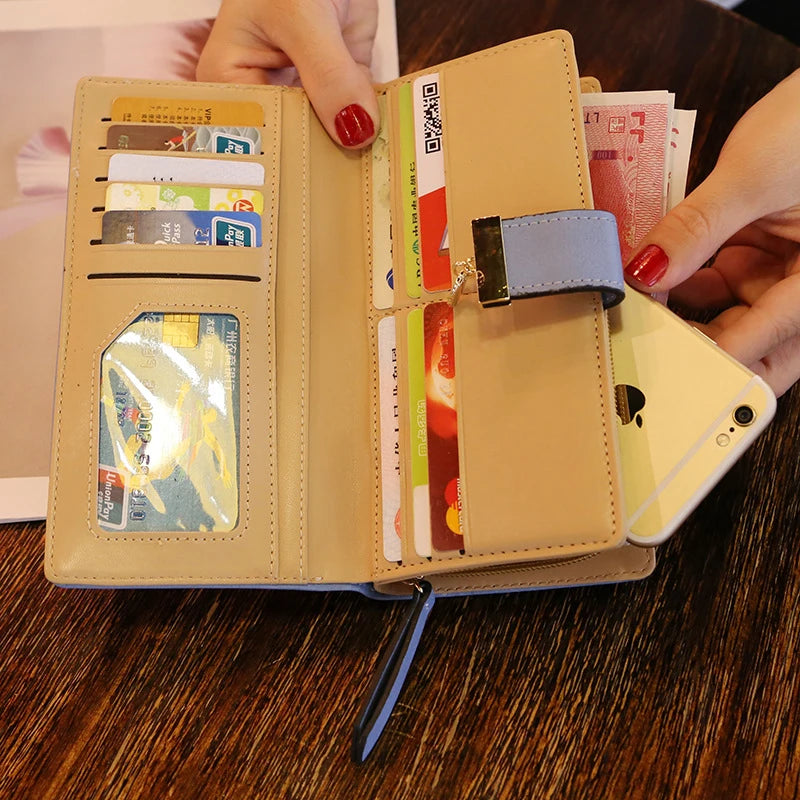 Women Wallet Hollow Golden Leaf 6 yellow