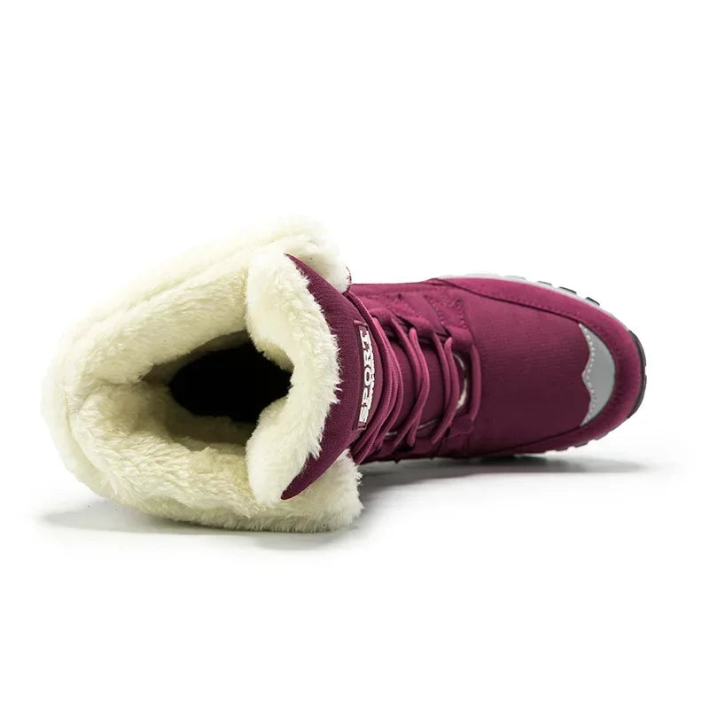Women Boots High Quality Warm Snow Boots - 5