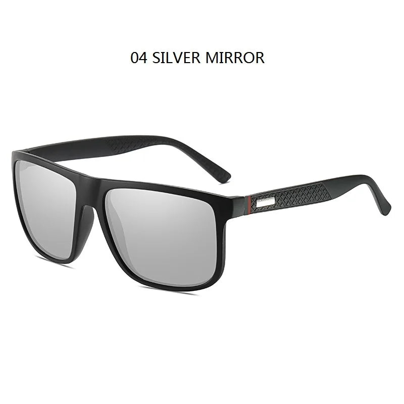 Oversized polarized UV400 sunglasses with big square frames for men and women -7