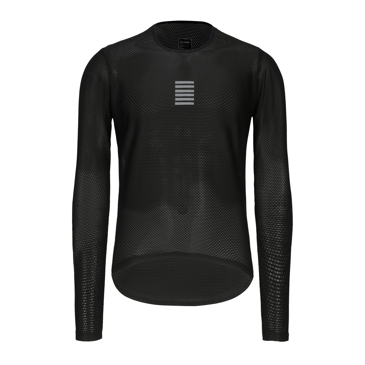 Set of two Rsantce 2024 men’s summer cycling undershirts designed with breathable mesh fabric black long sleeves one