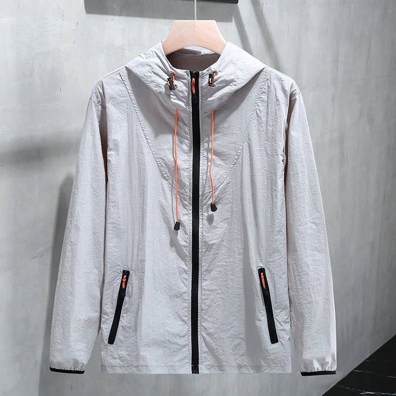 Thin Jacket Summer Outdoor - gray