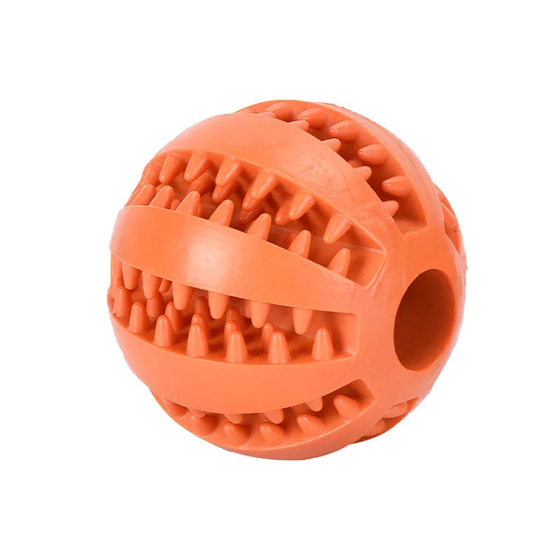 Dog Chew Tooth Cleaning Treat. - red-orange