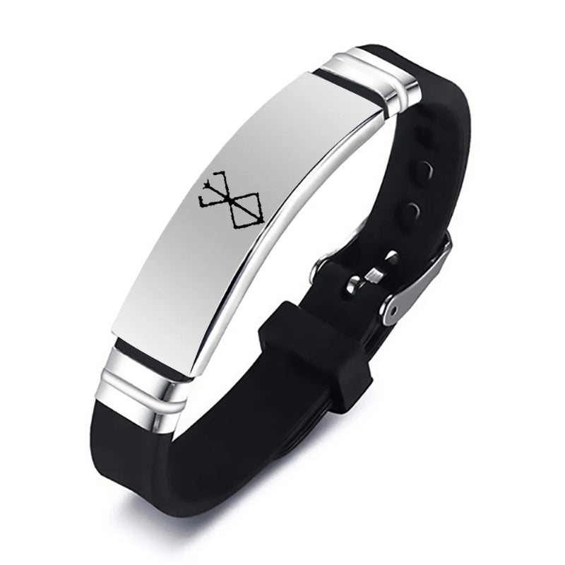 Anime Berserk Symbol Stainless Steel Bracelet  - 3