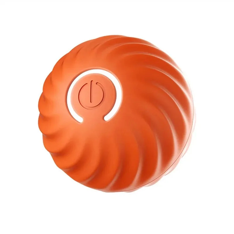 USB rechargeable smart dog toy ball that bounces, rolls, and entertains puppies red ball