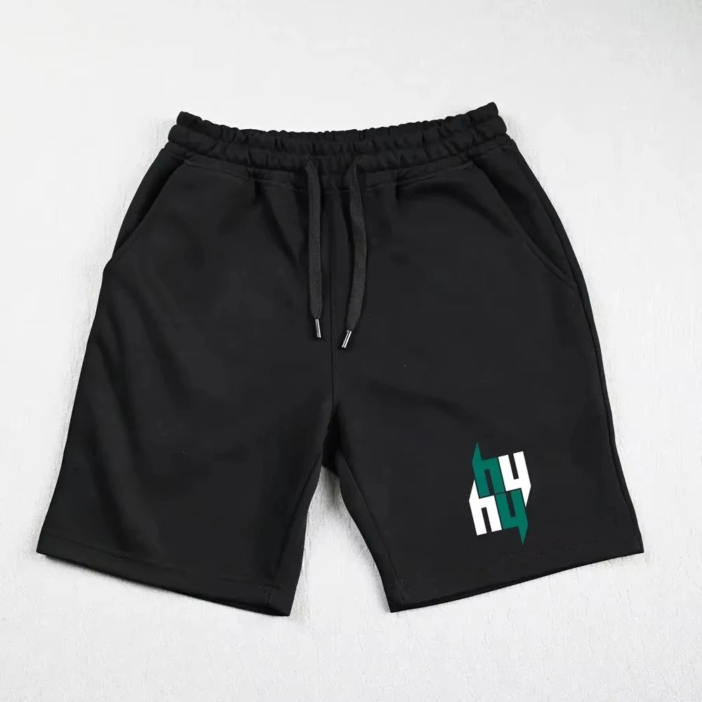 Moto men’s summer cotton shorts, sweat-absorbing loose comfortable running casual fashion brand Yelir World shorts 6