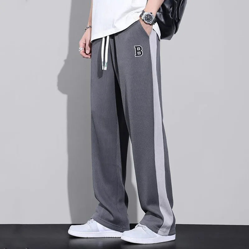 Fashion Men Oversize Sweatpants - Grey