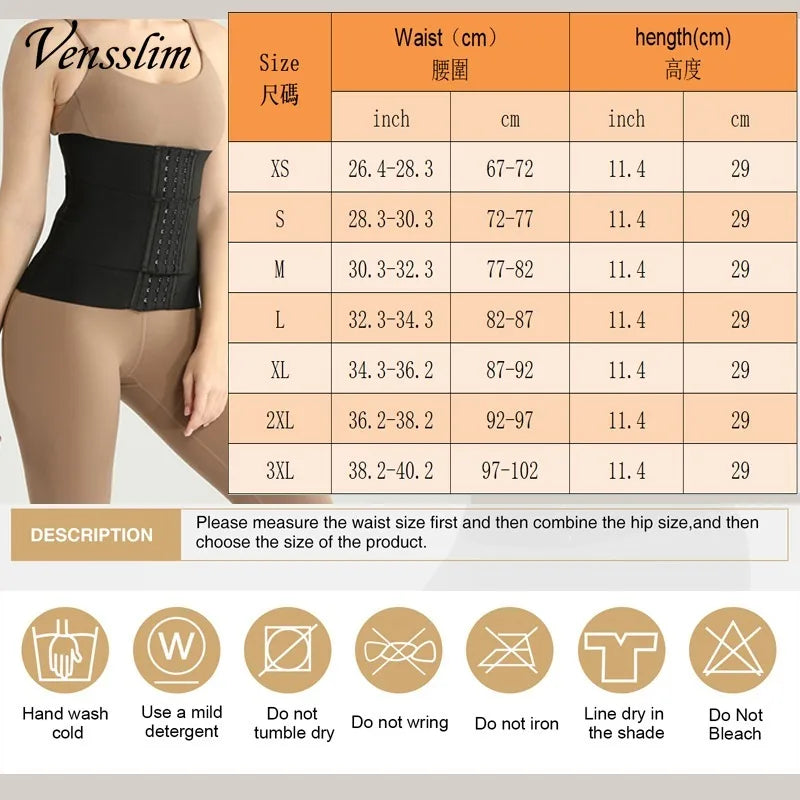 Vensslim Waist Trainer – Adjustable Body Shaper