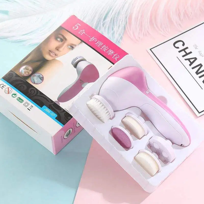 Electric Facial Cleaner 5 IN 1 Brush - 1 unit