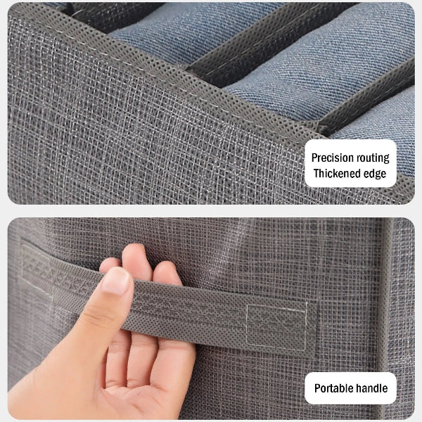 Foldable closet organizer boxes for clothes, pants, socks, underwear, and T-shirts, ideal for drawers and wardrobes 4