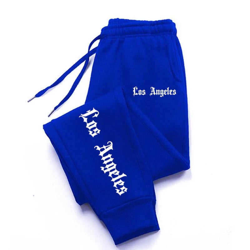 Women's Joggers for Running -L-blue white