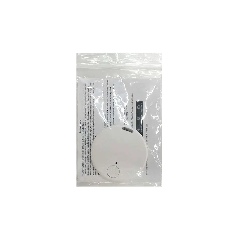Mini GPS Mobile Bluetooth 5.0 Tracker Anti-Lost Device for Pets Kids Bags Wallet white