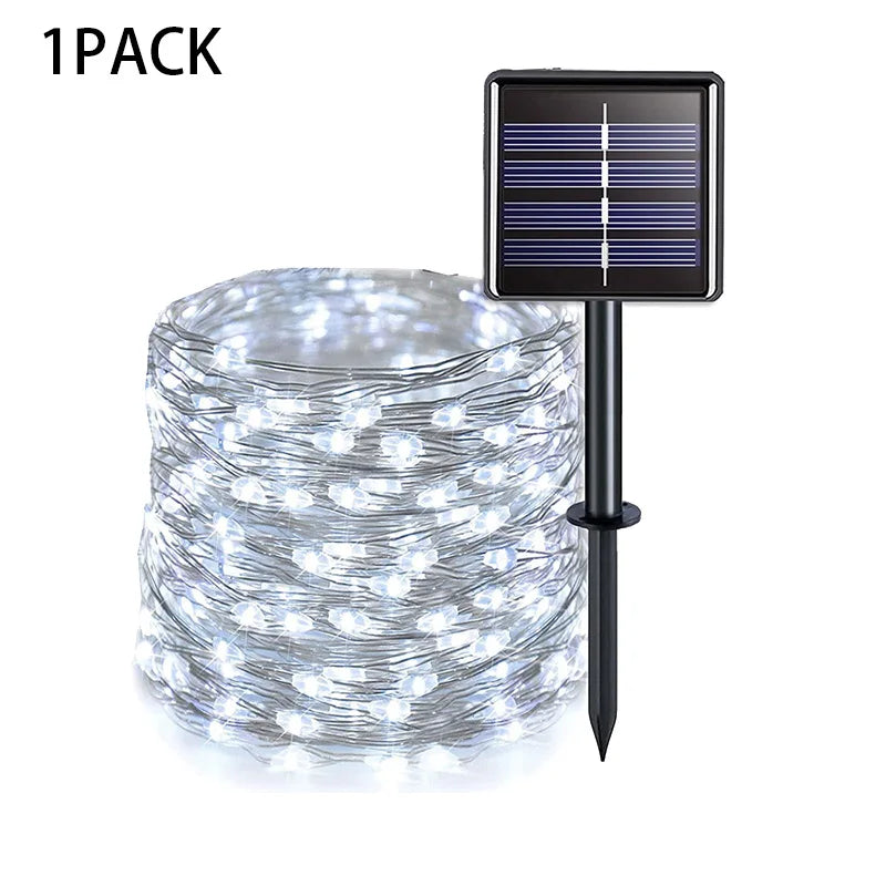 Extra-Long Solar String Lights Outdoor - 7
