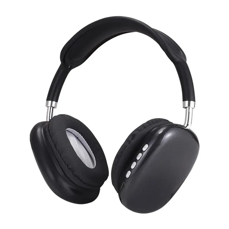 Wireless Bluetooth Headset Noise Cancelling -black