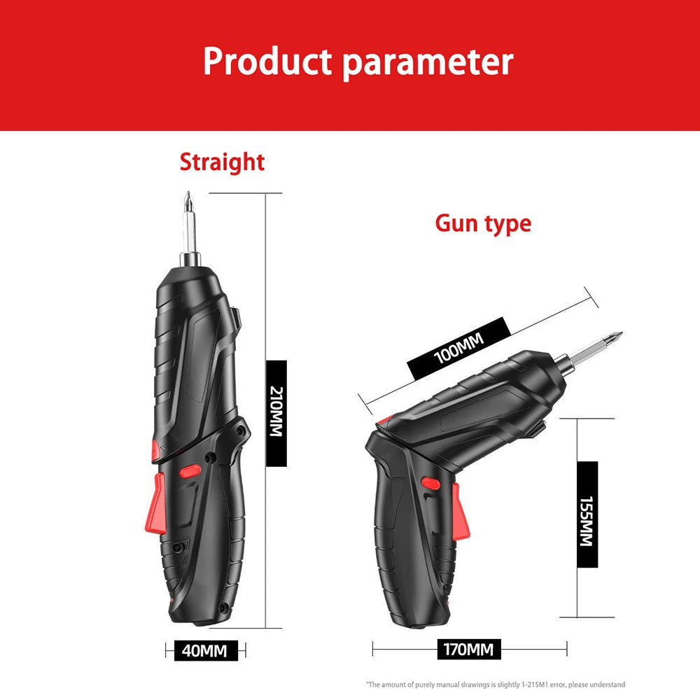 Wireless Electric Screwdriver and drill Battery Rechargeable