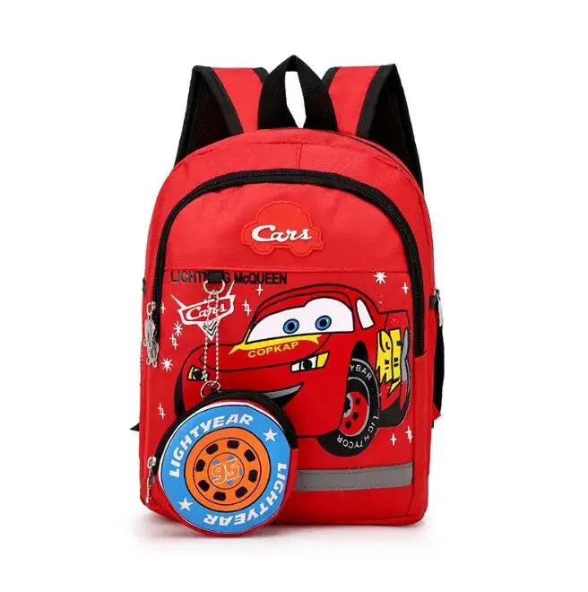 Disney Kids Car Backpack – Plush Travel Bag