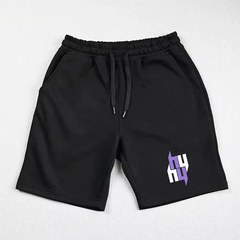 Moto men’s summer cotton shorts, sweat-absorbing loose comfortable running casual fashion brand Yelir World shorts