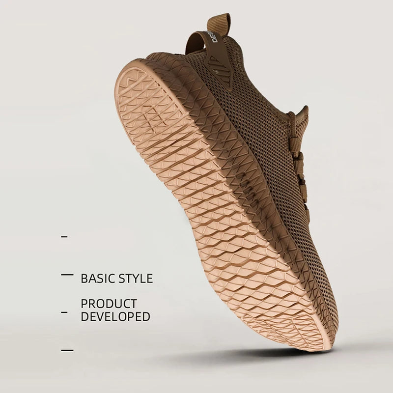 Men's Non-Slip Casual Sneakers Breathable Outdoor Jogging Training Hiking Sports Running