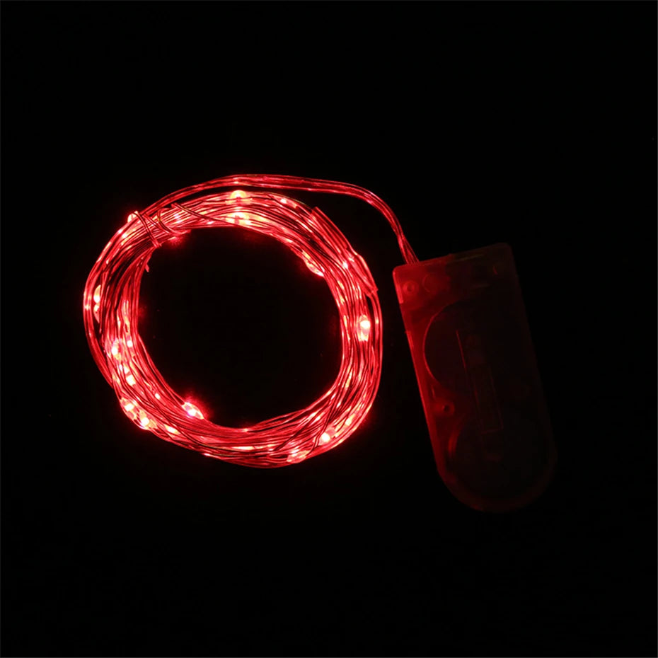 Copper Wire LED Fairy Lights Mini Garland 1m 2m