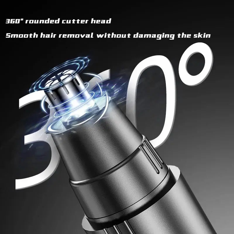 Trimmer Ear and Nose Hair Trimmer Professional. -360 round cutter