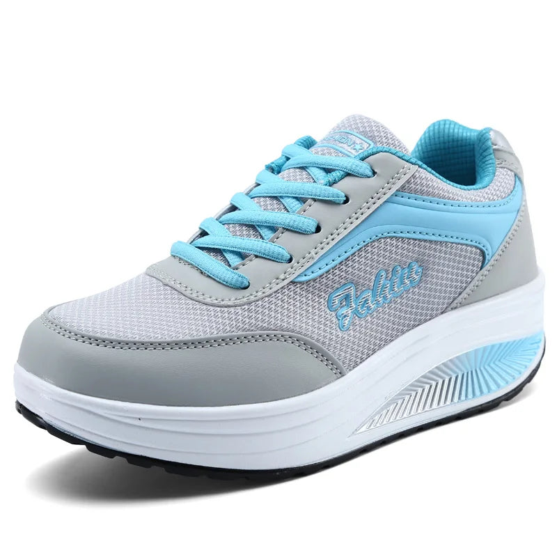 Women Sneakers Fashion Vulcanized Shoes - Blue