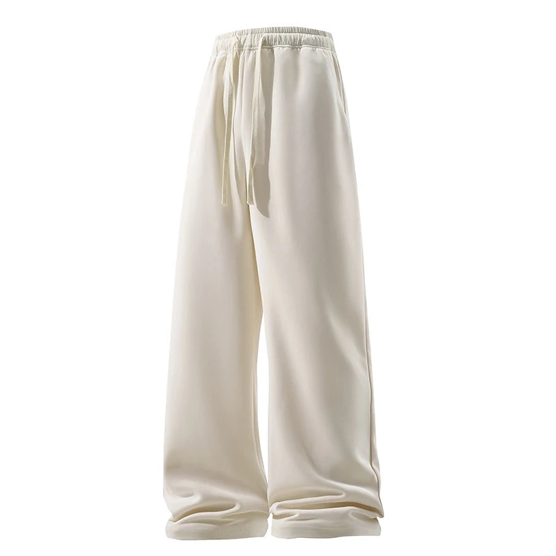 Men’s Wide-Leg Sweatpants – Autumn Streetwear