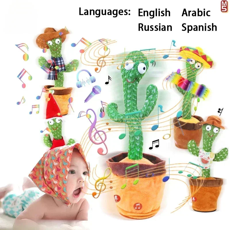 A talking cactus toy   - interactive